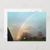 Regenbogen!! Postkarte (Vorne/Hinten)