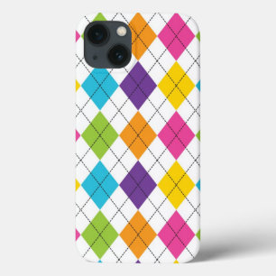 Regenbogen-Preppy-Raute Case-Mate iPhone Hülle