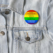 Regenbogen Pride Coopted Button (Beispiel)
