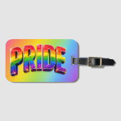 Regenbogen-PRIDE-LGBTQIA+-Community Gepäckanhänger (Vorderseite (Horizontal))