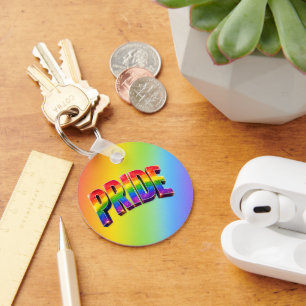 Regenbogen-PRIDE-LGBTQIA+-Community Schlüsselanhänger