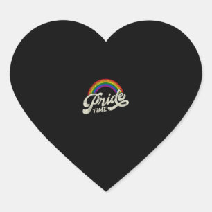 Regenbogen, Primezeit, LGBT-Tank oben Herz-Aufkleber