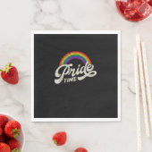 Regenbogen, Primezeit, LGBT-Tank oben Serviette (Beispiel)