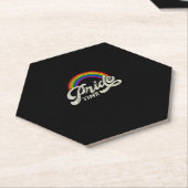 Regenbogen, Primezeit, LGBT-Tank oben Untersetzer (angewinkelt)