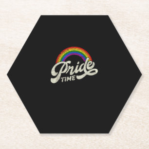 Regenbogen, Primezeit, LGBT-Tank oben Untersetzer