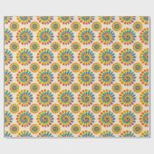 Regenbogen-Psychedelic-Tie-Dye-Geschenkpapier Geschenkpapier (Flach)