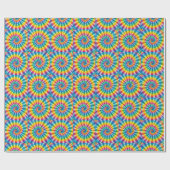 Regenbogen-Psychedelic-Tie-Dye-Geschenkpapier Geschenkpapier (Flach)
