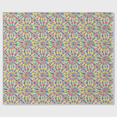 Regenbogen-Psychedelic-Tie-Dye-Geschenkpapier Geschenkpapier (Flach)