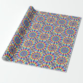 Regenbogen-Psychedelic-Tie-Dye-Geschenkpapier Geschenkpapier (Ungerollt)