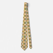 Regenbogen-Psychedelic-Tie-Dye-Schlips Krawatte (Vorderseite)