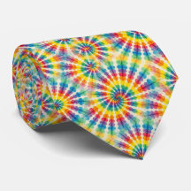 Regenbogen-Psychedelic-Tie-Dye-Schlips