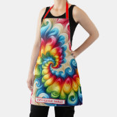 Regenbogen-Psychedelic-Tie-Dye-Schürze Schürze (InSitu)