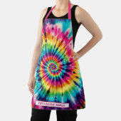 Regenbogen-Psychedelic-Tie-Dye-Schürze Schürze (InSitu)
