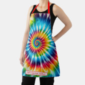 Regenbogen-Psychedelic-Tie-Dye-Schürze Schürze (InSitu)
