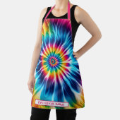 Regenbogen-Psychedelic-Tie-Dye-Schürze Schürze (InSitu)