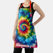 Regenbogen-Psychedelie-Tie-Dye-Schürze Schürze (InSitu)