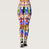 Regenbogen-Punkt-Leggings Leggings (Rückseite)