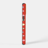 REGENBOGEN PUNKT STREIFEN iPhone 15 HÜLLE (Rechte Seite)