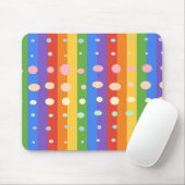 REGENBOGEN PUNKT STREIFEN MOUSEPAD (Mit Mouse)