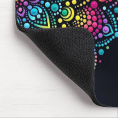 Regenbogen-Punktbemalte Mandala Mousepad (Ecke)
