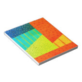 Regenbogen-Punkte und Linien Notizblock (angewinkelt)