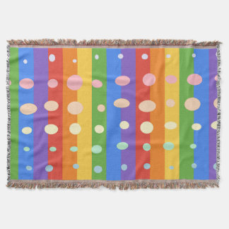 REGENBOGEN PUNKTSTREIFEN DECKE