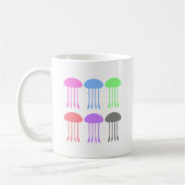Regenbogen-Quallen auf Parade Kaffeetasse (Links)