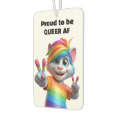 Regenbogen Queer Katze Autolufterfrischer (Links)