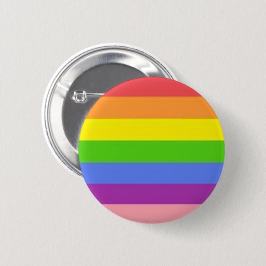 Regenbogen-queer Stolz-Knopf Button (Vorne & Hinten)