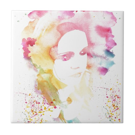 Regenbogen Rachael Fliese (Vorderseite)