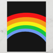 Regenbogen-Rave-Individualflugblatt Flyer (Hinten)
