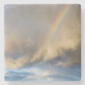 Regenbogen-Rebellion Steinuntersetzer (Vorderseite)