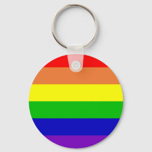 Regenbogen-Recht der Homosexuellens-Flagge Schlüsselanhänger