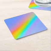 Regenbogen Rechteckiger Pappuntersetzer (angewinkelt)