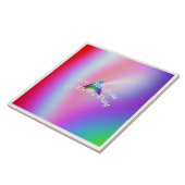 Regenbogen-Reflexionen Fliese (Seite)