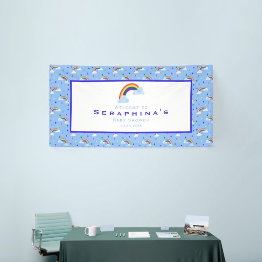 Regenbogen Regen Cloud Sky Baby Dusche Banner (Messeveranstaltung)