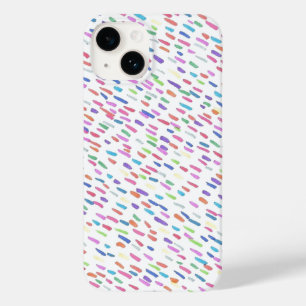 Regenbogen-Regen-Tropfen-Druck Case-Mate iPhone 14 Hülle