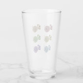 Regenbogen Regenbogen Französische Hörner Band Mus Glas (Rückseite)