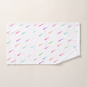 Regenbogen-Regentropfen Badhandtuch Set (Handtuch)