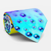Regenbogen-Regentropfen Krawatte (Gerollt)