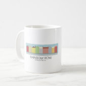 Regenbogen-Reihe Charleston, Sc-Kaffee-Tasse Kaffeetasse (Vorderseite Links)