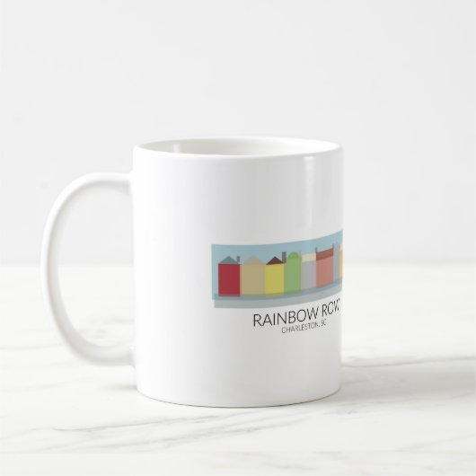 Regenbogen-Reihe Charleston, Sc-Kaffee-Tasse Kaffeetasse (Links)