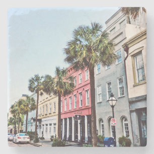Regenbogen-Reihe, Charleston, Steinuntersetzer