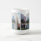 Regenbogen-Reihen-Häuser, Charleston Sc-Tasse Kaffeetasse (Mittel)