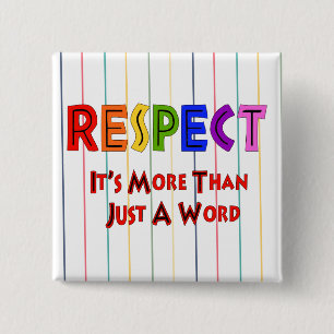 Regenbogen-Respekt Button