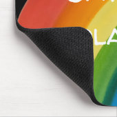 REGENBOGEN Rette meinen Planeten (anpassbar) Mousepad (Ecke)
