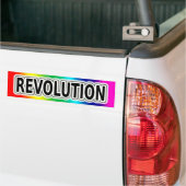 Regenbogen-Revolution Autoaufkleber (Auf Lkw)
