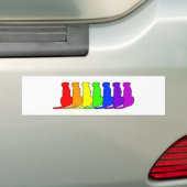 Regenbogen Ridgeback Autoaufkleber (Auf Auto)
