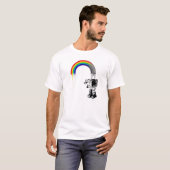 Regenbogen-Roboter - T - Shirt (Vorne ganz)
