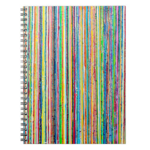 Regenbogen-Roll-Notizbuch Notizblock